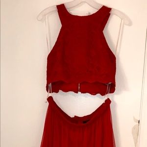 Blonde formal gown (homecoming/prom) size 13